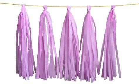 Guirnalda de Borlas Monocolor