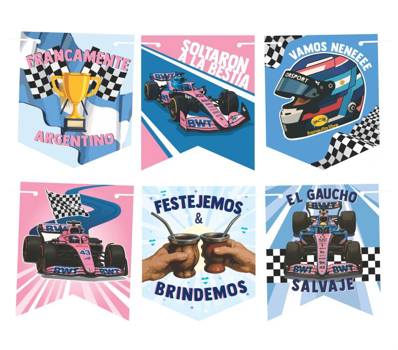 BANDERIN FORMULA 1