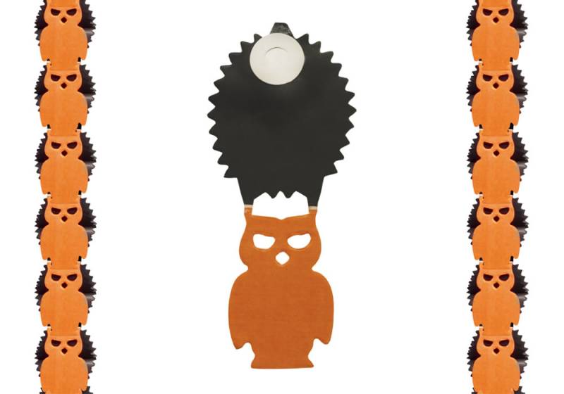 GUIRNALDA VERTICAL DE BUHOS